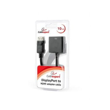 CABLEXPERT Adapter DisplayPort na HDMI, črn, blister
