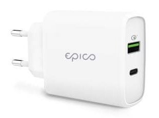 EPICO 38W PD+QC Charger adapter, bel (9915101100104)