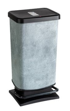 Rotho koš za odpadke Paso 40 l Beton/ Concrete IML surface