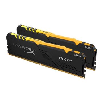 Kingston HyperX Fury PC3200 RGB pomnilnik, DDR4, 32 GB, 2x 16 GB, 3200 MHz (HX432C16FB4AK2/32)