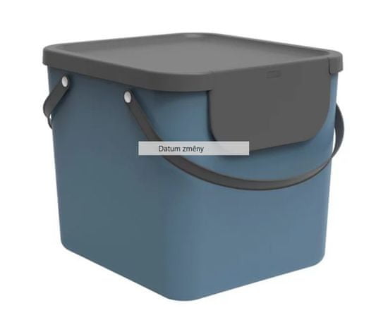 Rotho ALBULA Sistem za sortiranje odpadkov, 40 L, moder