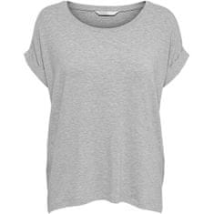 ONLY Ženska majica ONLMOSTER 15106662 Light Grey Melange (Velikost XL)