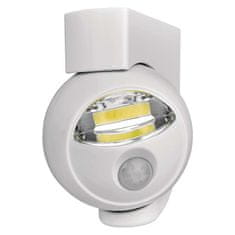 Emos COB LED baterijska svetilka s senzorjem gibanja bela
