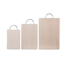 Čisté dřevo CleanWood Set lesenih desk z ušesom 3 kos