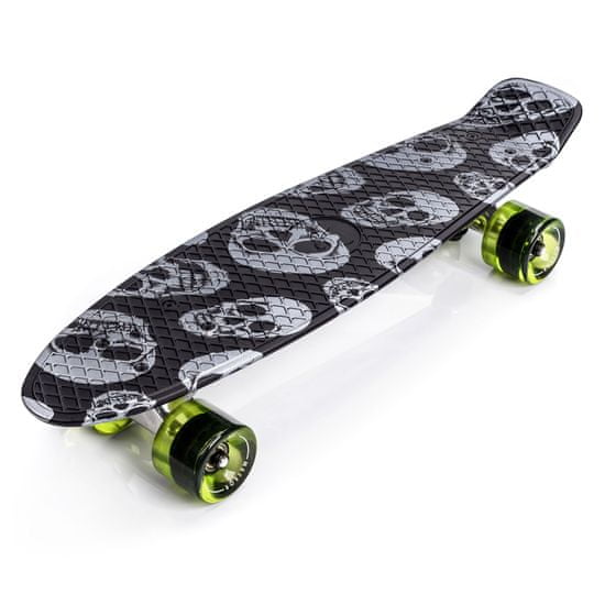 MTR Pennyboard 56 cm, SILVER SKULL S-115