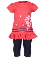 Blue Seven dekliški set majice in kratkih hlač 914503 X_1, 68, rdeč