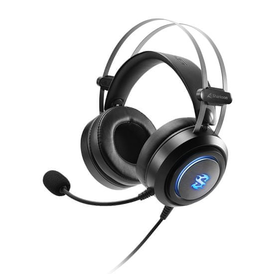 Sharkoon Skiller SGH30 gaming slušalke, mikrofon, črne