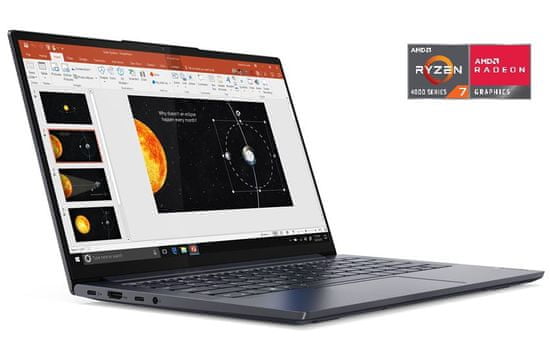 Lenovo Yoga Slim 7 14/R7/16GB/512GB/W10H prenosnik, siv (82A200EHSC)