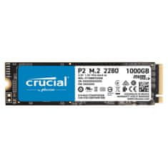 Crucial P2 SSD disk, 1000 GB, 3D NAND NVMe PCIe M.2 - Odprta embalaža