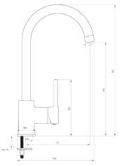 Deante Andante ZQNA G113 kuhinjski set, korito + armatura