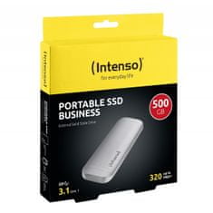 Intenso Business SSD disk, 500 GB, 320MB/s, USB-C