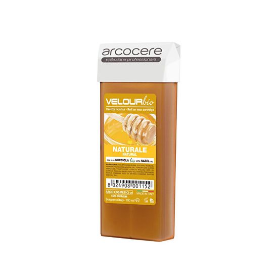Arcocere Epilacijski vosek Professional Wax Natura l Honey Bio (Roll-On Cartidge) 100 ml