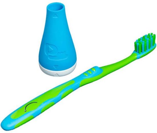 Playbrush Smart natavek za klasično zobno ščetko, moder