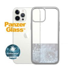 PanzerGlass ClearCase AntiBacterial zaščitni ovitek za Apple iPhone 12 Pro Max, srebrn