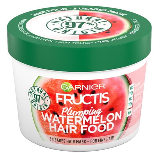 Garnier Fructis Hair Food Watermelon maska, 390 ml