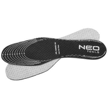 slomart NEO TOOLS Vložki za čevlje z aktivnim ogljem, univerzalni