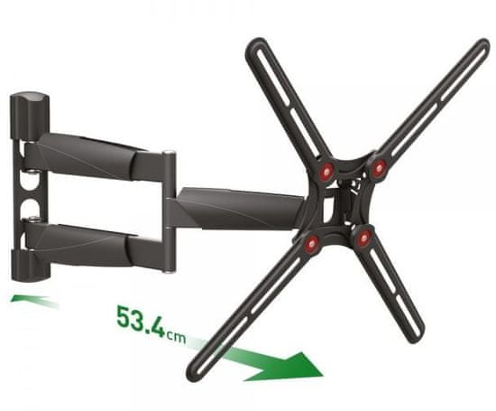 Barkan BM343LP stenski nosilec za TV, dvojna roka, do 165 cm