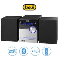 Trevi HCX 10D8 glasbeni Hi-Fi sistem, DAB/DAB+, Bluetooth