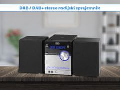 Trevi HCX 10D8 glasbeni Hi-Fi sistem, DAB/DAB+, Bluetooth