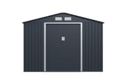 IWHOME Zahradní domek ARES E 8,84 m² antracit + podlahová konstrukce ARES E IWH-10230048 + IWH-10240016