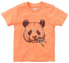 Dirkje VD0222 fantovska majica Neon panda, 62, oranžna