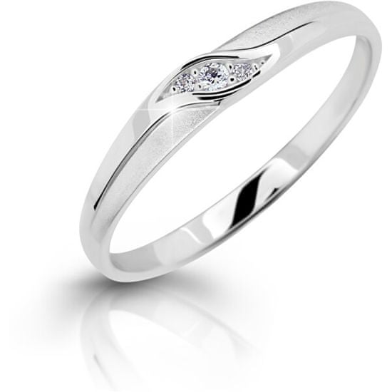 Cutie Diamonds Eleganten prstan iz belega zlata z diamanti DZ6815-2844-00-X-2