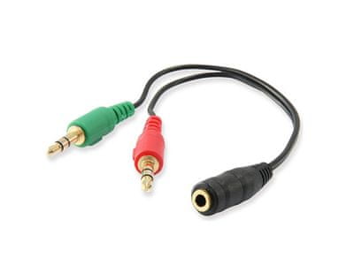 Ewent EC1640 adapter za slušalke in mikrofon