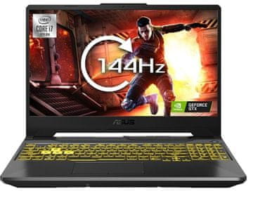 ASUS TUF Gaming F15 FX506LU-HN107 prenosnik, siv