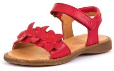 Froddo G3150181-2 dekliški usnjeni sandali, 27, rdeči