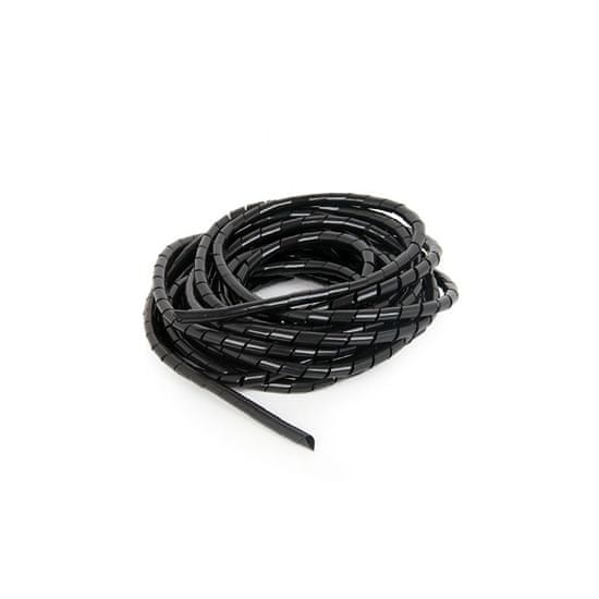 CABLEXPERT Špirala za vezanje kablov 10m črna