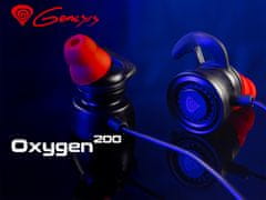 Genesis Oxygen 200 gaming ušesne slušalke z mikrofonom