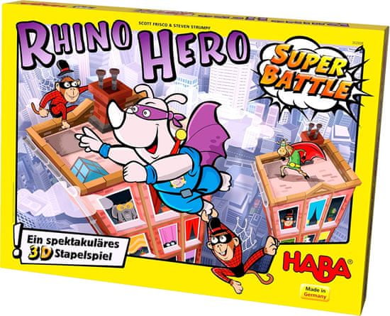 HABA družabna igra Rhino Hero Super Battle