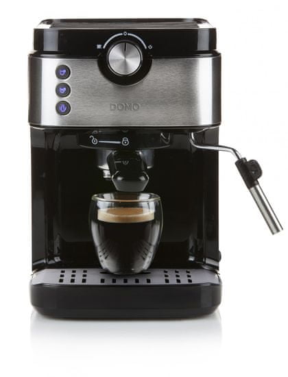 DOMO DO711K Espresso kavni avtomat, 19 bar, črn