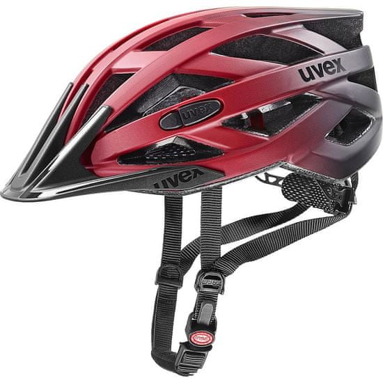 Uvex I-Vo CC čelada, mat rdeče-črna