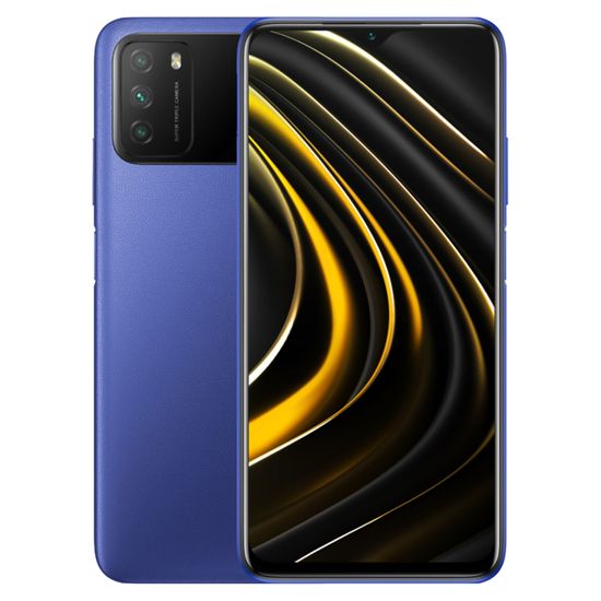 POCO M3 pametni telefon, 4GB/64 GB, 6000mAh, Cool Blue