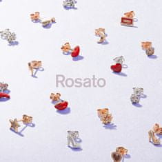 Rosato Srebrni enojni uhani Heart Storie RZO019R