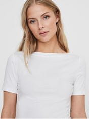 Vero Moda Ženska majica VMPANDA 10231753 Svetlo bela (Velikost XXL)