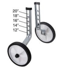 Wista WISTA kolesa za uravnoteženje za otroška kolesa 12"- 20" - 80095