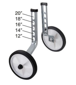 Wista WISTA kolesa za uravnoteženje za otroška kolesa 12"- 20" - 80095