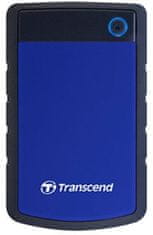 Transcend StoreJet 25H3 zunanji trdi disk, 4 TB, moder