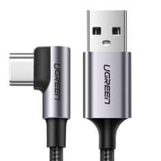 Ugreen kabel USB / USB-C 3A 1m, črna/siva