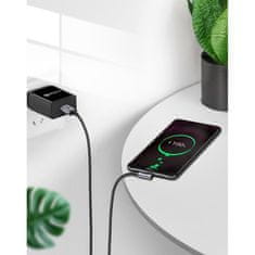 Ugreen kabel USB / USB-C 3A 1m, črna/siva