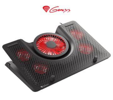 Genesis OXID 550 hladilno stojalo za prenosnike, LED