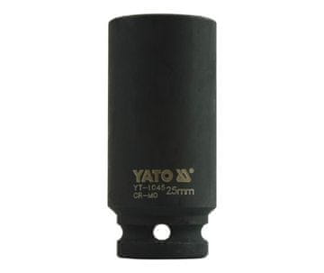 YATO  1/2" nastavek za udarce šesterokotno globoko 25 mm CrMo