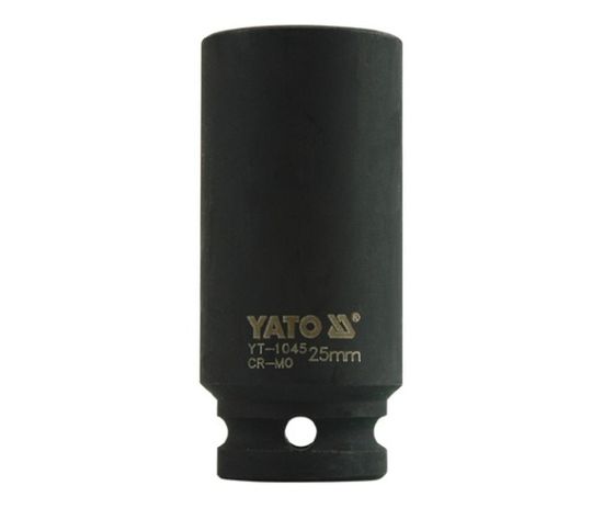 YATO  1/2" nastavek za udarce šesterokotno globoko 25 mm CrMo