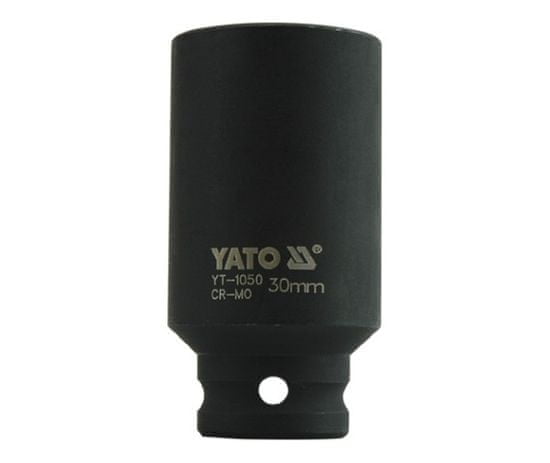 YATO  1/2" nastavek za udarce šesterokotno globoko 30 mm CrMo
