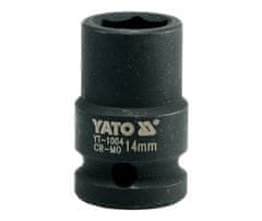 YATO  1/2" nastavek za udarce šesterokotni 14 mm CrMo