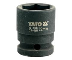 YATO  1/2" nastavek za udarce šesterokotni 22 mm CrMo