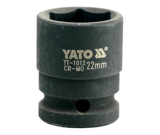 YATO  1/2" nastavek za udarce šesterokotni 22 mm CrMo