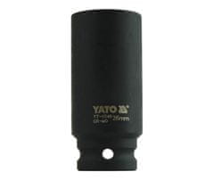 YATO  1/2" nastavek za udarce šesterokotni globoko 26 mm CrMo